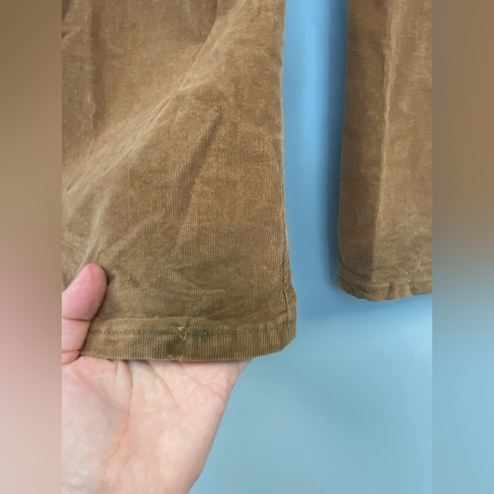 Regeneration By Celebrity Pink Womens Size 9/29 Flare Corduroy Tan Retro Pants - Picture 9 of 10